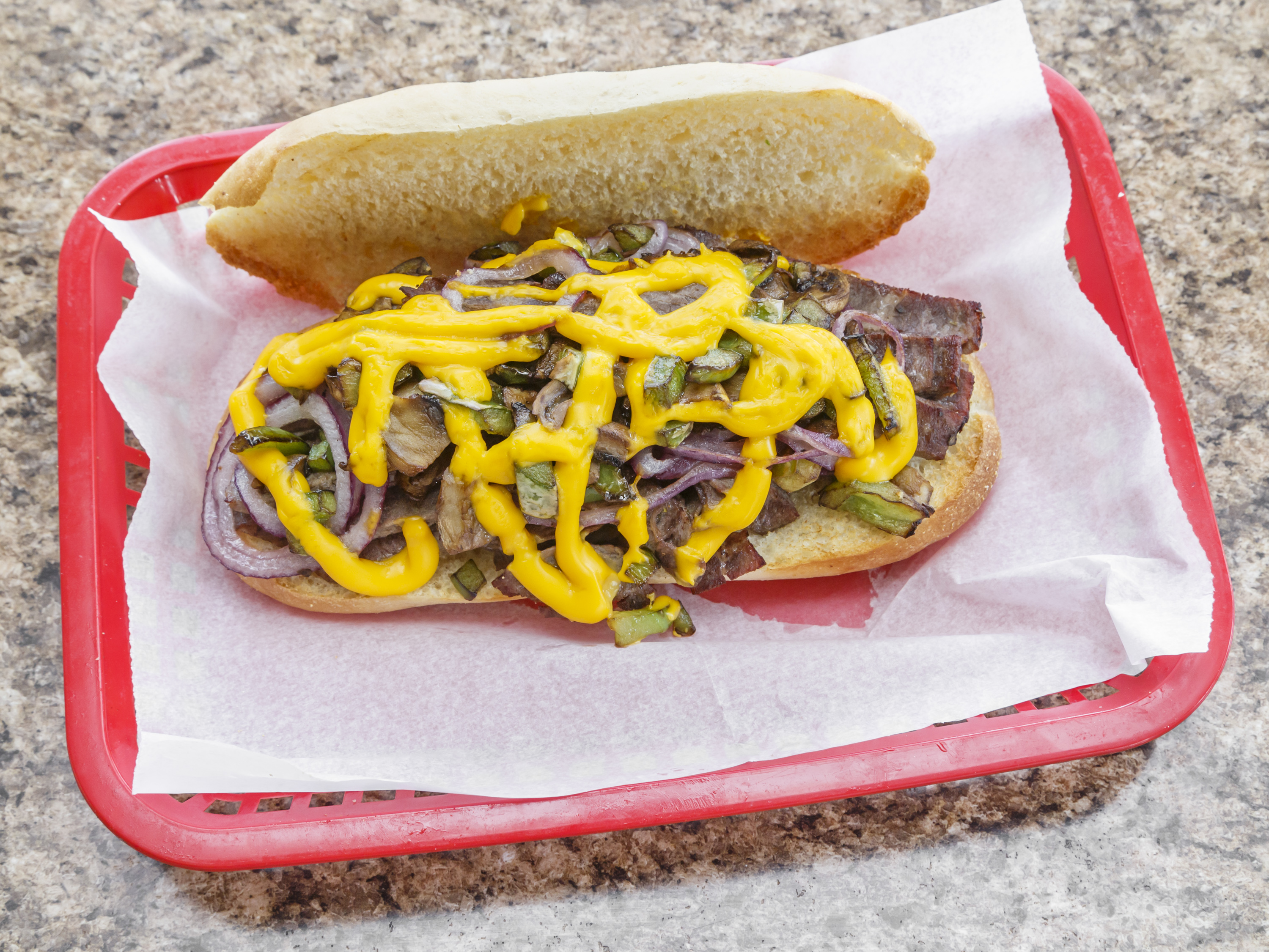 Order Philly Steak Hoagie food online from Pizza Palermo store, Crafton on bringmethat.com