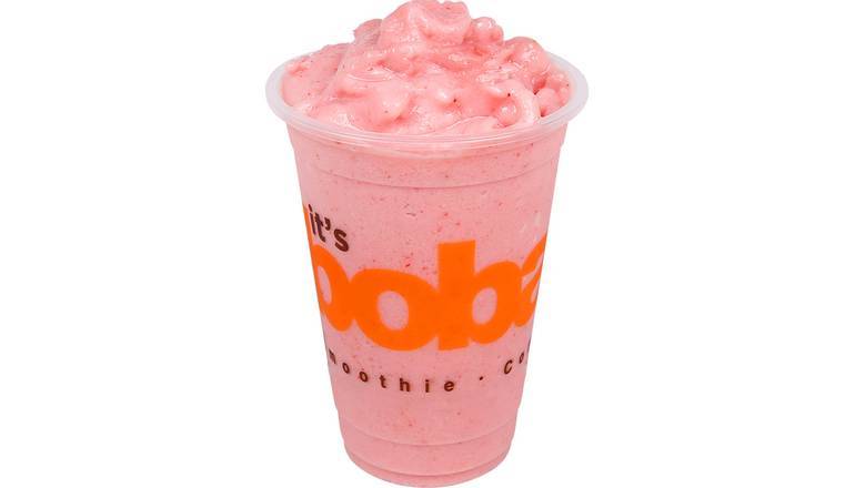 Order Strawberry Smoothie food online from Boba Time store, Santa Clarita on bringmethat.com