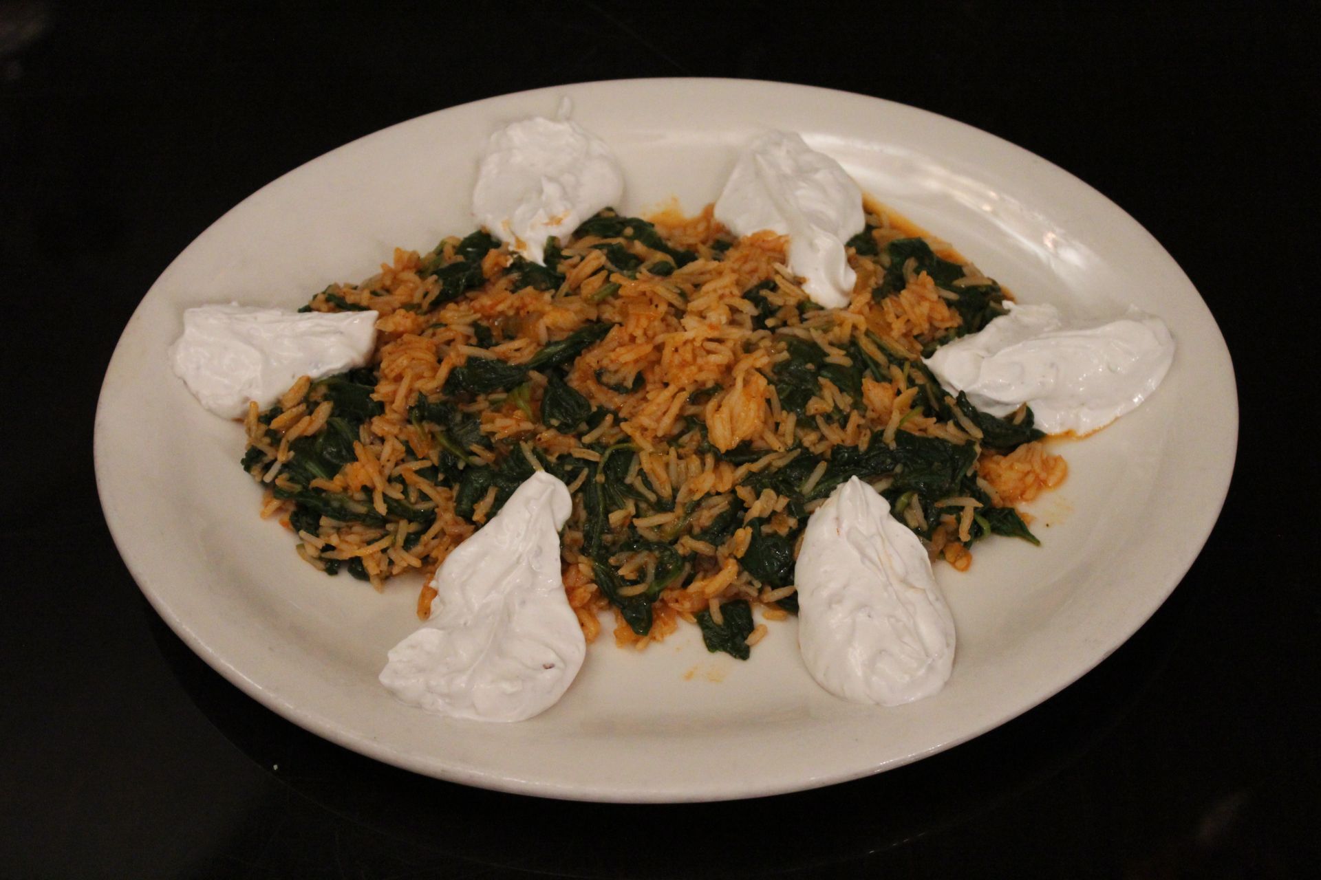 Order Sauteed Spinach with Rice food online from Turkish Cuisine Westchester store, White Plains on bringmethat.com