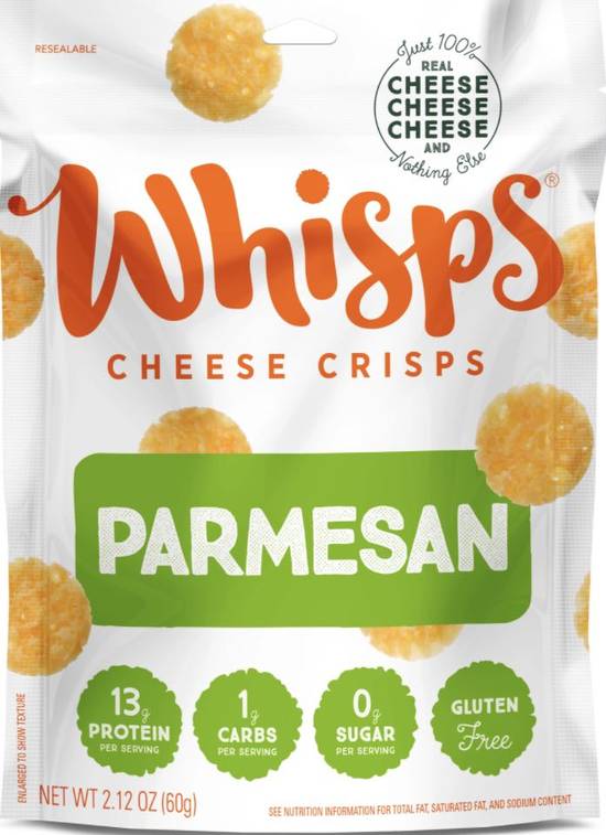 Order Whisps Cheese Crisps Parmesan, 2.12 OZ food online from CVS store, CARMICHAEL on bringmethat.com