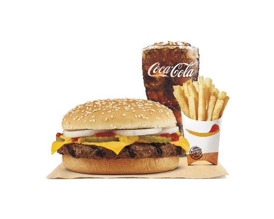 Order Quarter Pound King Meal food online from Burger King store, Kalispell on bringmethat.com