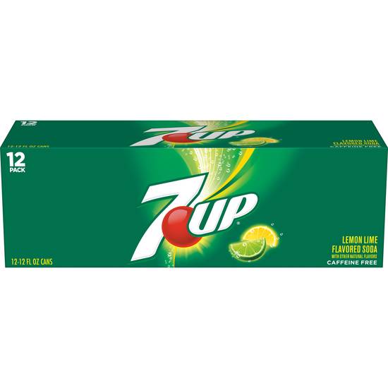 Order 7UP Soda Cans Lemon Lime 12 fl oz (12 oz x 12 ct) food online from Rite Aid store, Hemet on bringmethat.com