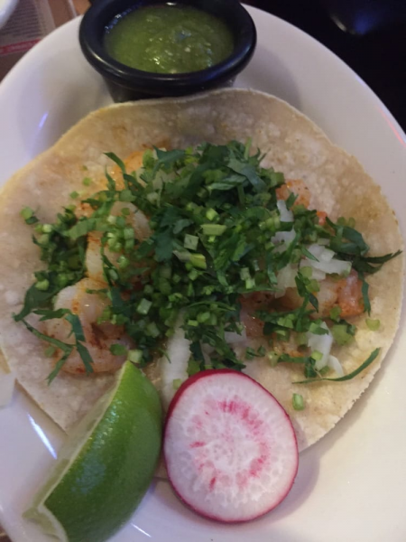 Order Shrimp Taco food online from Taqueria Viva Mexico Kitchen Cafe store, Jersey City on bringmethat.com