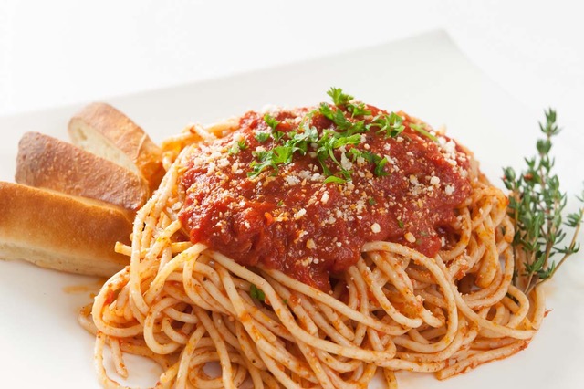 Order Spaghetti Marinara food online from Stone Hot Pizza store, Falls Church on bringmethat.com