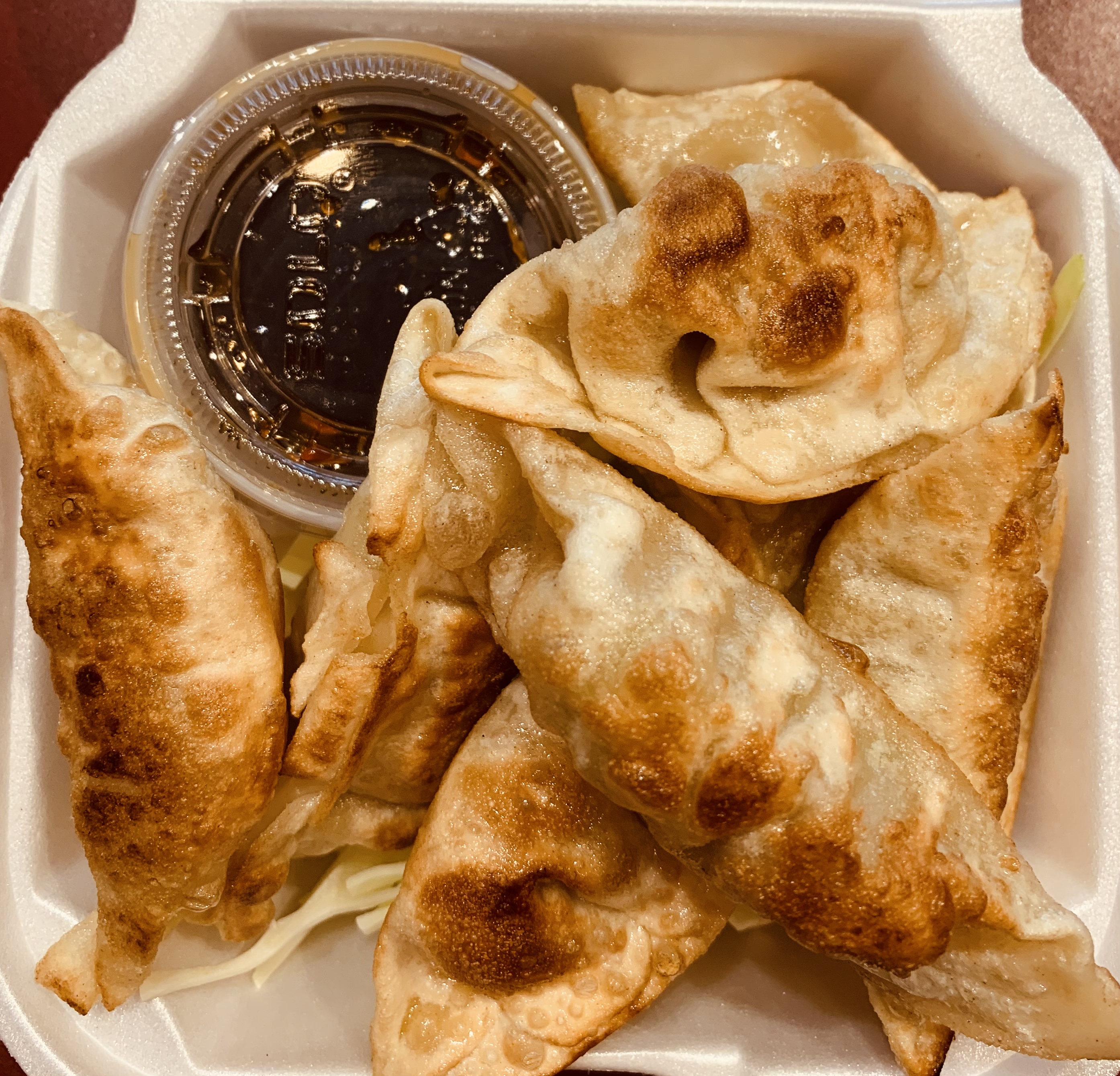 Order 8 Pan Fried Chicken Dumpling food online from Golden China store, Springfield on bringmethat.com