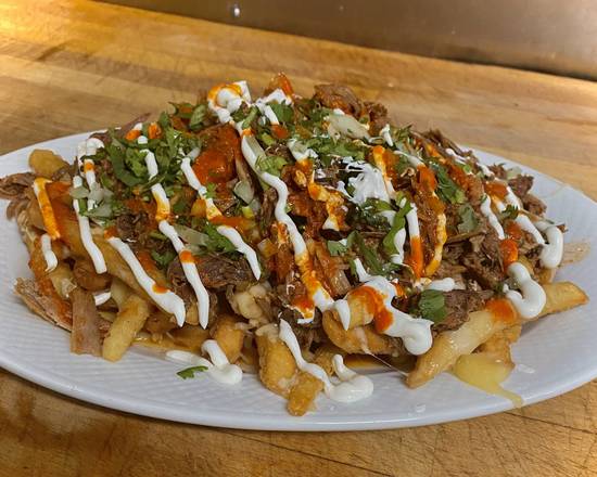 Order BIRRIA FRENCH FRIES  food online from Cafe Unicorn store, New Rochelle on bringmethat.com