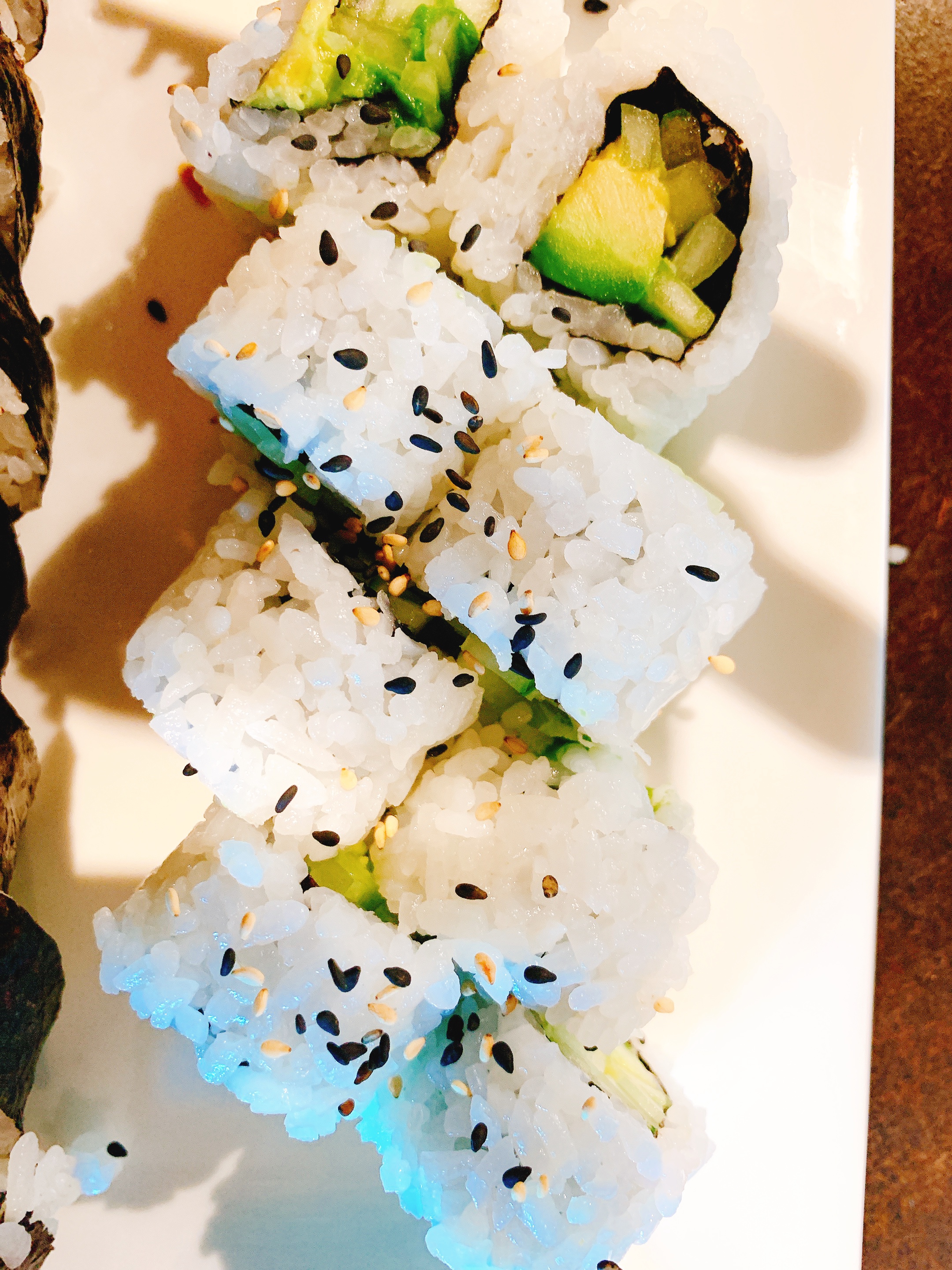 Order Cucumber and Avocado Roll food online from Sushi Rock store, Arlington on bringmethat.com