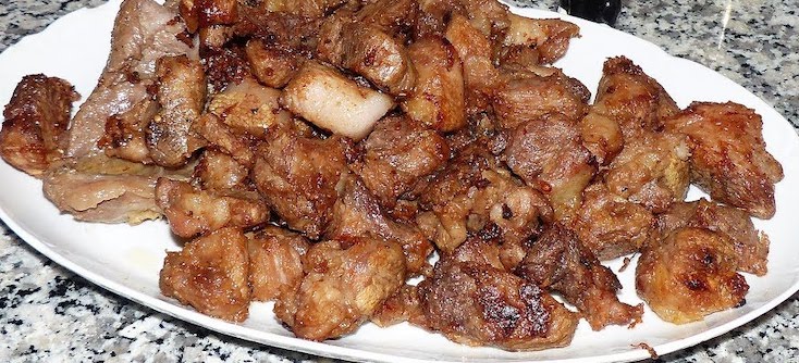 Order Carne Frita de Cerdo / Fried pork meat. food online from Cocina Latina store, New York on bringmethat.com