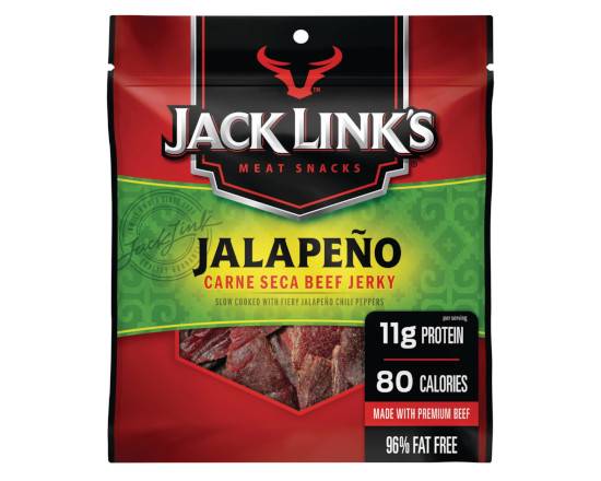 Order Jack Link's Meat Snacks Jalapeno Beef Jerky 3.25 oz food online from Central Liquor Market store, Los Angeles on bringmethat.com