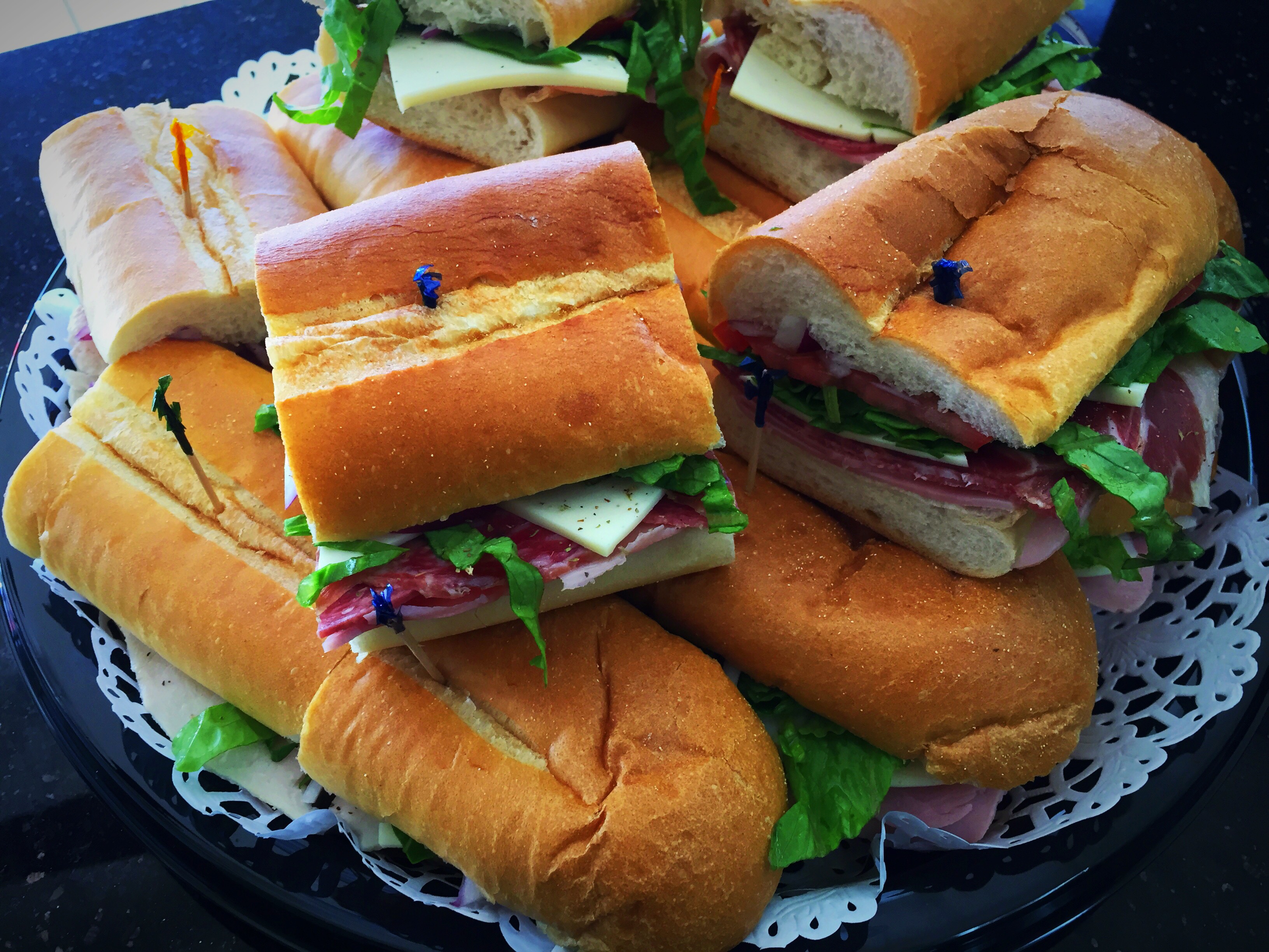 Order Cold Sandwich Tray food online from Healthy Garden & Gourmet Pizza store, Collingswood on bringmethat.com