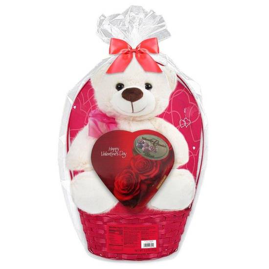 Order Large Plush Basket with Chocolate, Assorted - 1 ct food online from Rite Aid store, Morro Bay on bringmethat.com