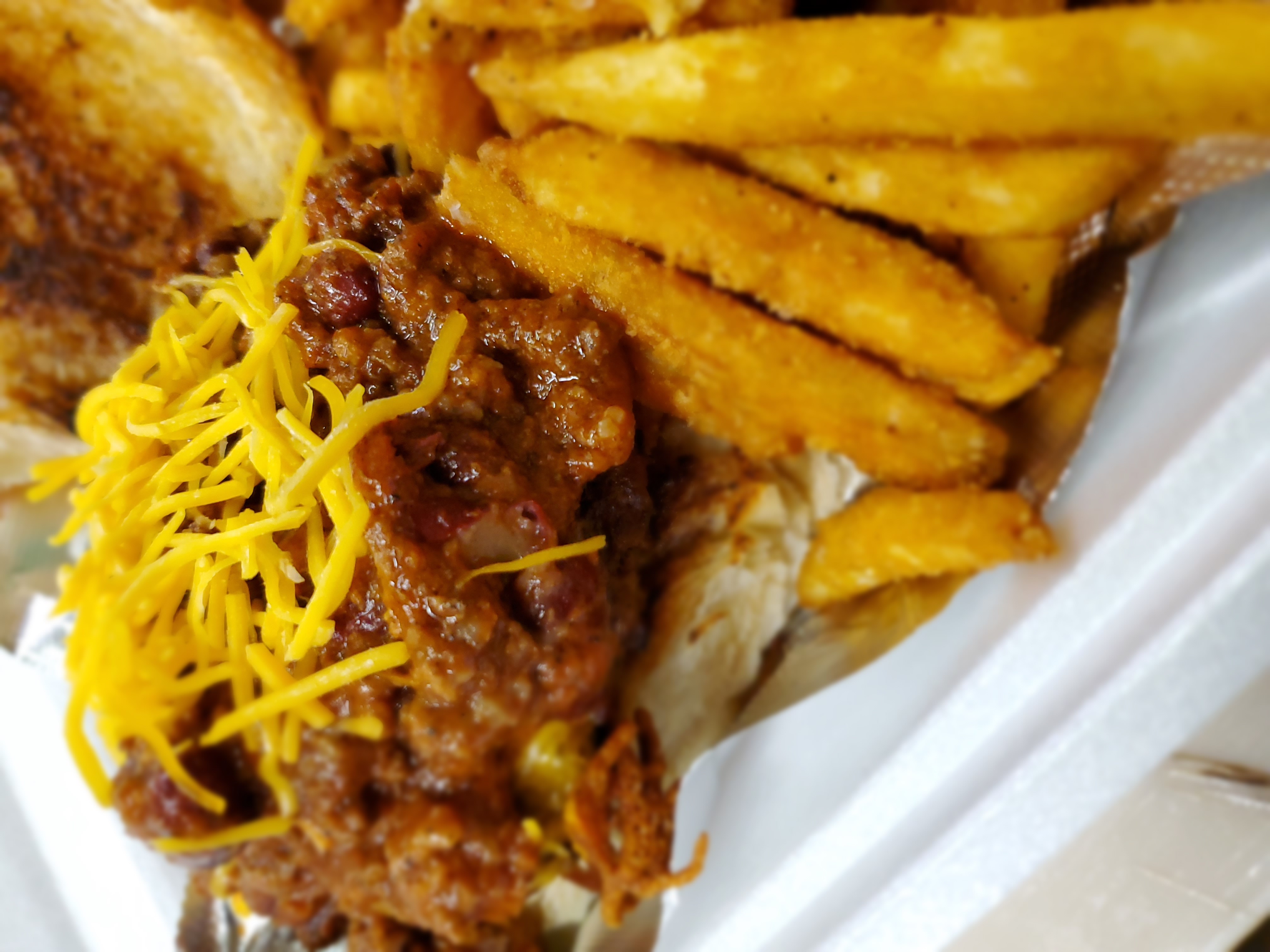 Order The Chili Cheese Burger food online from Pineapple Jacks store, Rochester on bringmethat.com