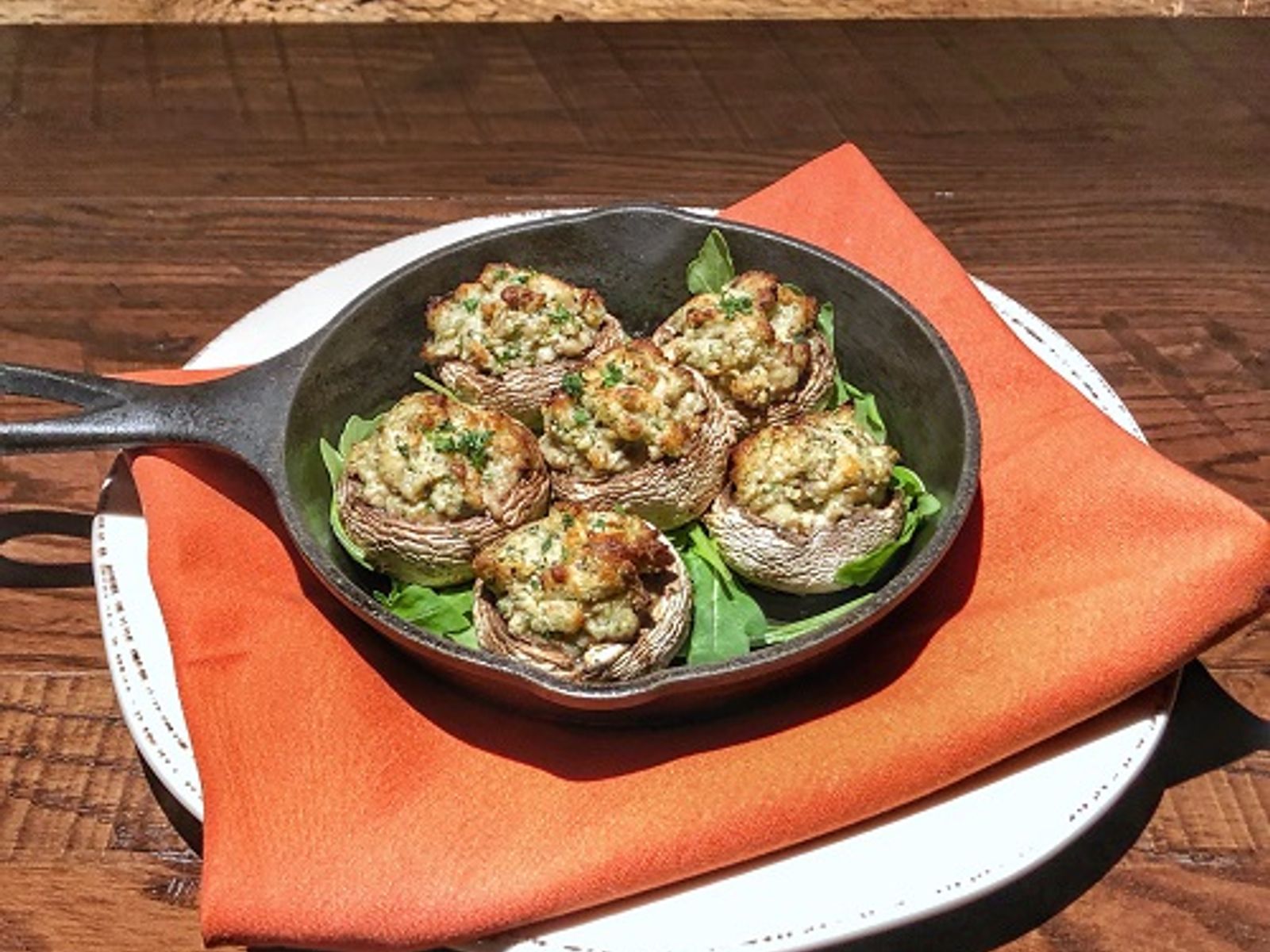 Order Stuffed Mushrooms food online from Angelo's Wine Bar store, Chicago on bringmethat.com