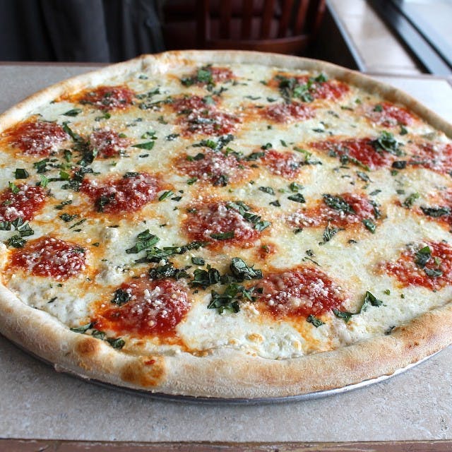 Order Margherita Pizza - Personal 12" food online from Big Apple Pizza store, Cranford on bringmethat.com