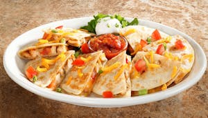 Order Chicken Quesadilla (1270 cal) food online from Jimmy's Egg store, Albany on bringmethat.com