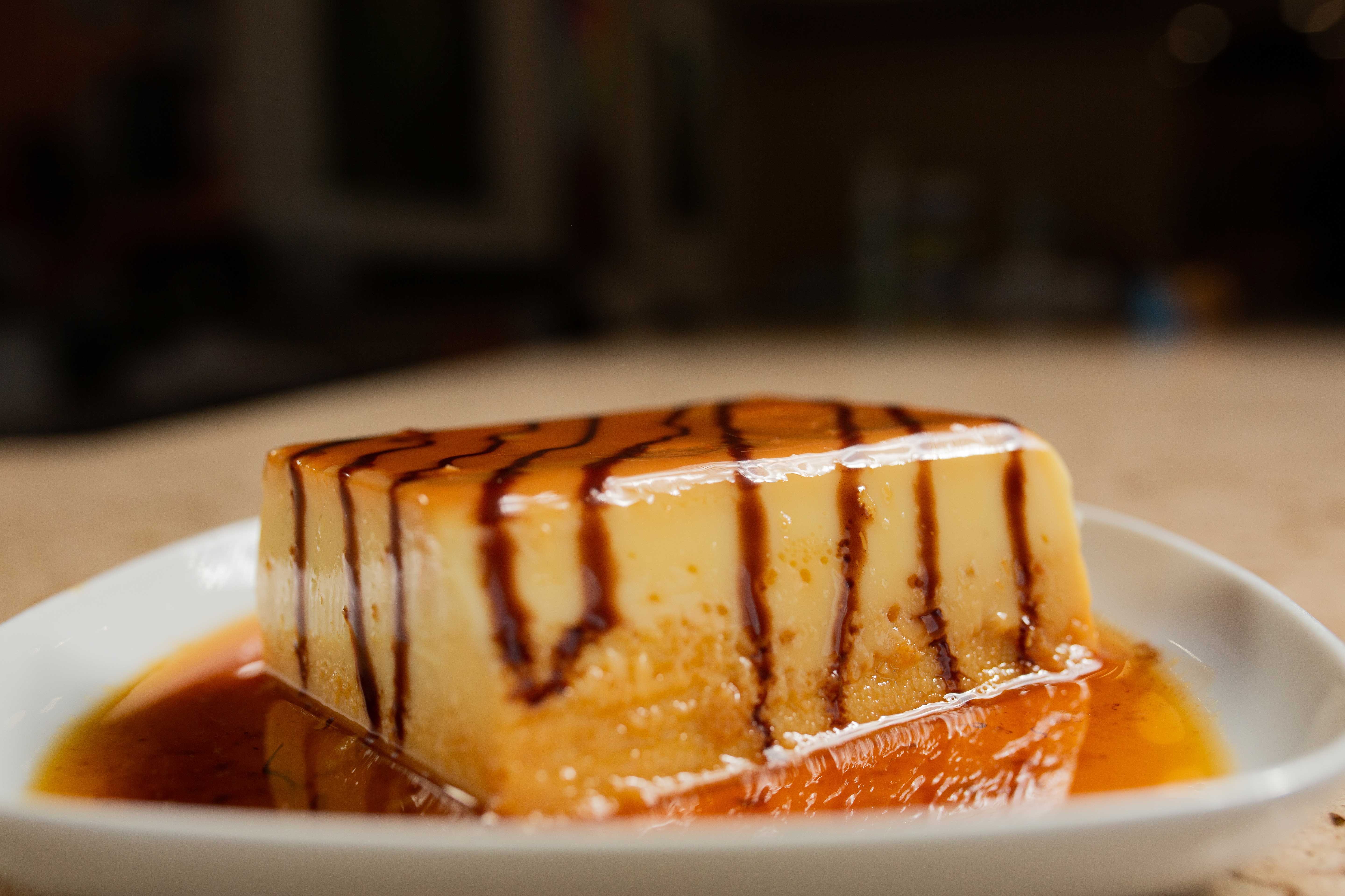 Order Flan food online from El Cafetero Restaurant store, White Plains on bringmethat.com