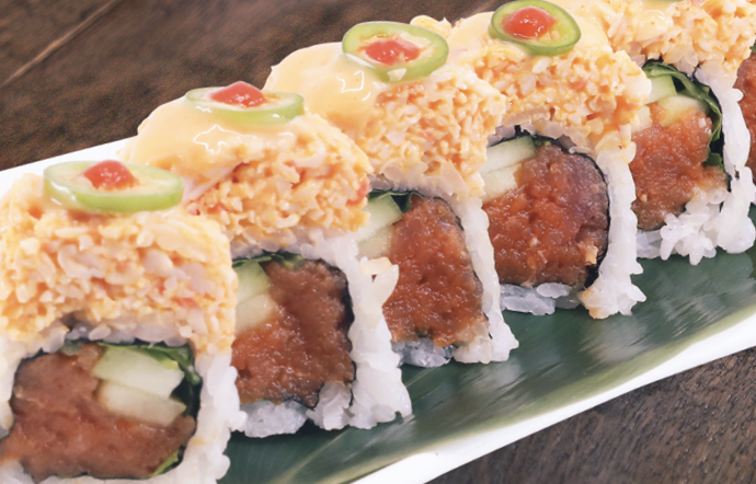 Order 911 Roll food online from Crazy Rock'N Sushi store, La Puente on bringmethat.com
