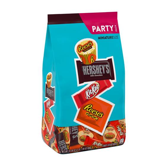 Order Hershey Candy Assortment Miniature Size Party Pack (33.38 oz) food online from Rite Aid store, Eugene on bringmethat.com