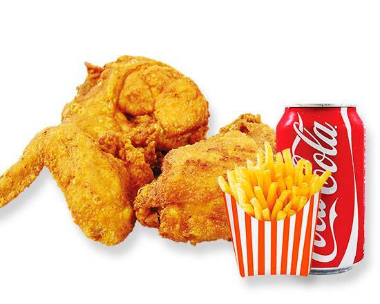 Order 3 Pieces Chicken Combo food online from Us Kennedy Fried Chicken store, New York on bringmethat.com