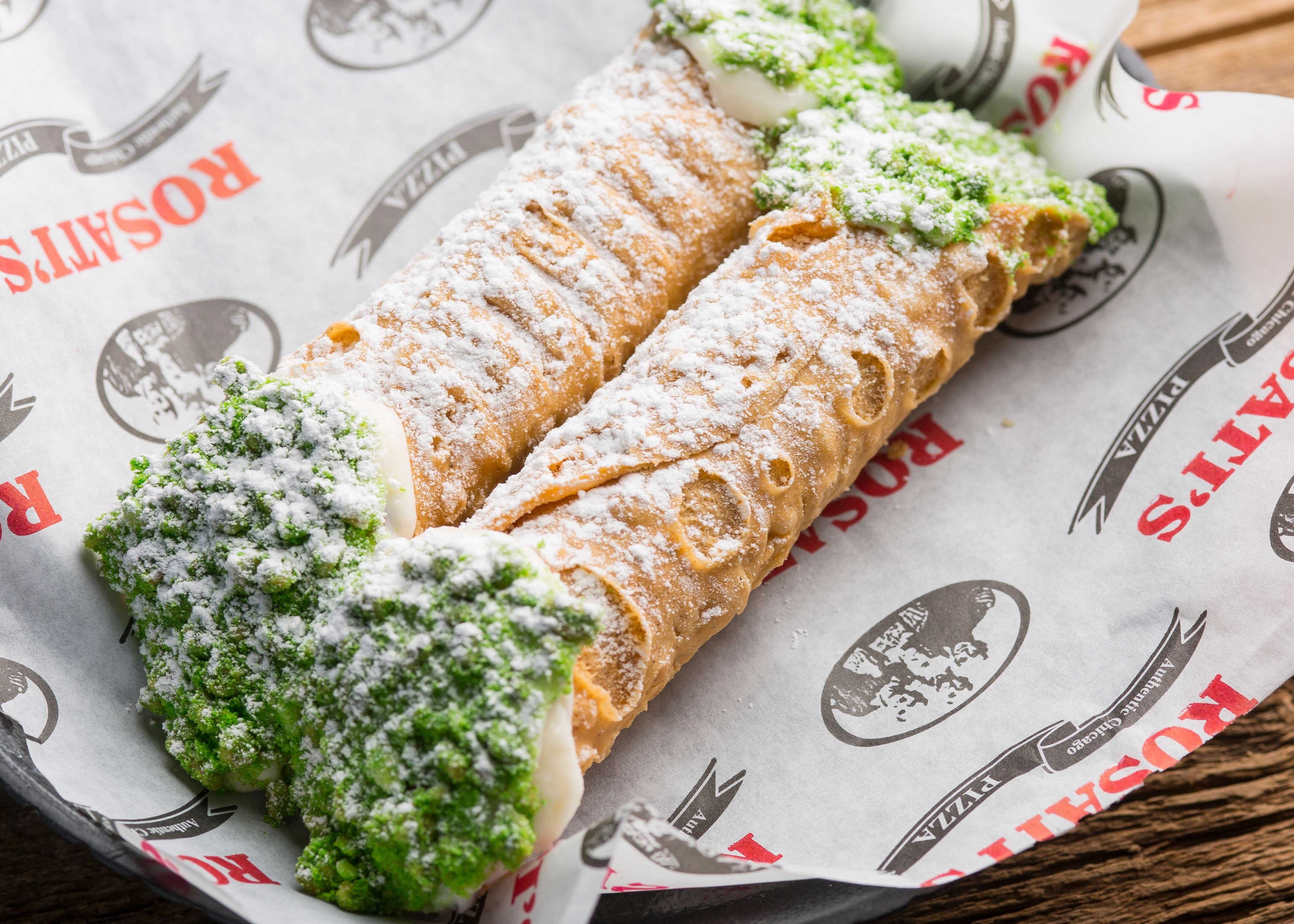 Order Cannoli food online from Rosati's Pizza store, Round Lake Beach on bringmethat.com