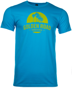 Order Iconic Blue Logo Tee food online from Golden Road Brewing store, Sacramento on bringmethat.com