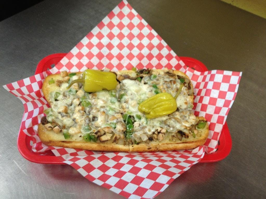 Order Chicken Philly Sandwich - Small food online from Pepz Pizza store, Anaheim on bringmethat.com