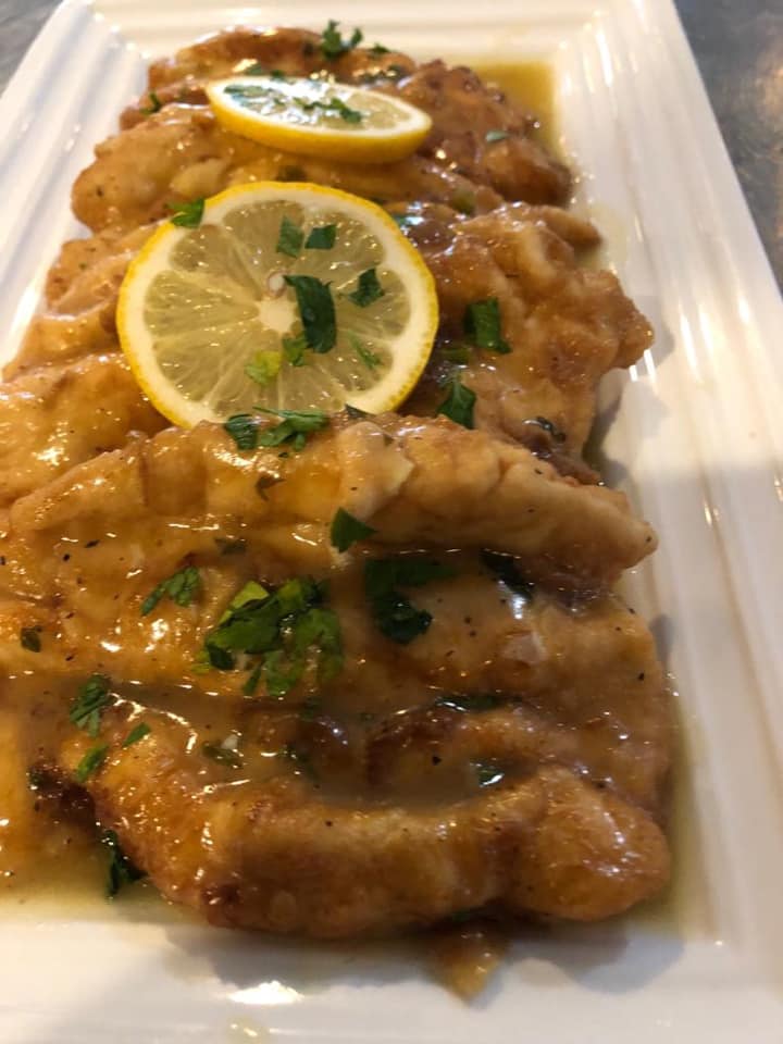 Order Chicken Picatta  food online from Fedora Bistro Cafe store, Lawrence Township on bringmethat.com