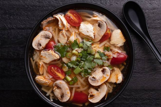 Order Spicy Chicken Noodle Soup Bowl food online from P.F. Changs Bistro store, Pleasanton on bringmethat.com