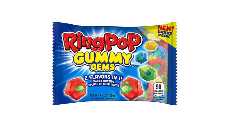 Order Ring Pop Gummies Gems food online from Trumbull Mobil store, Trumbull on bringmethat.com