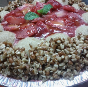 Order Strawberry Geez Cake food online from Pat Greer's Kitchen store, Houston on bringmethat.com