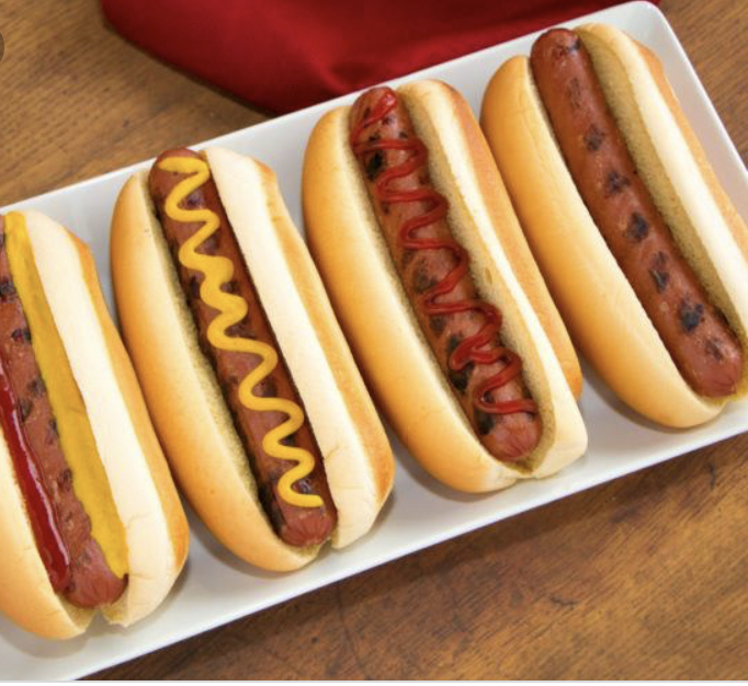 Order 100% Beef Hot Dog food online from Mediterranean Grill And Bar store, New York on bringmethat.com