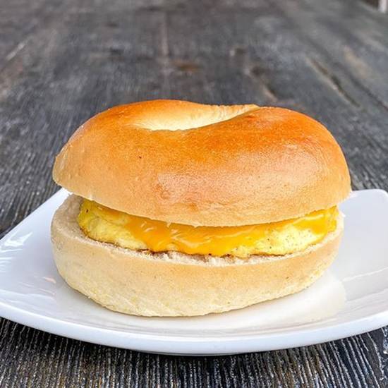 Order Egg and Cheese Bagel food online from The Kitchen By Be Well store, Beverly Hills on bringmethat.com
