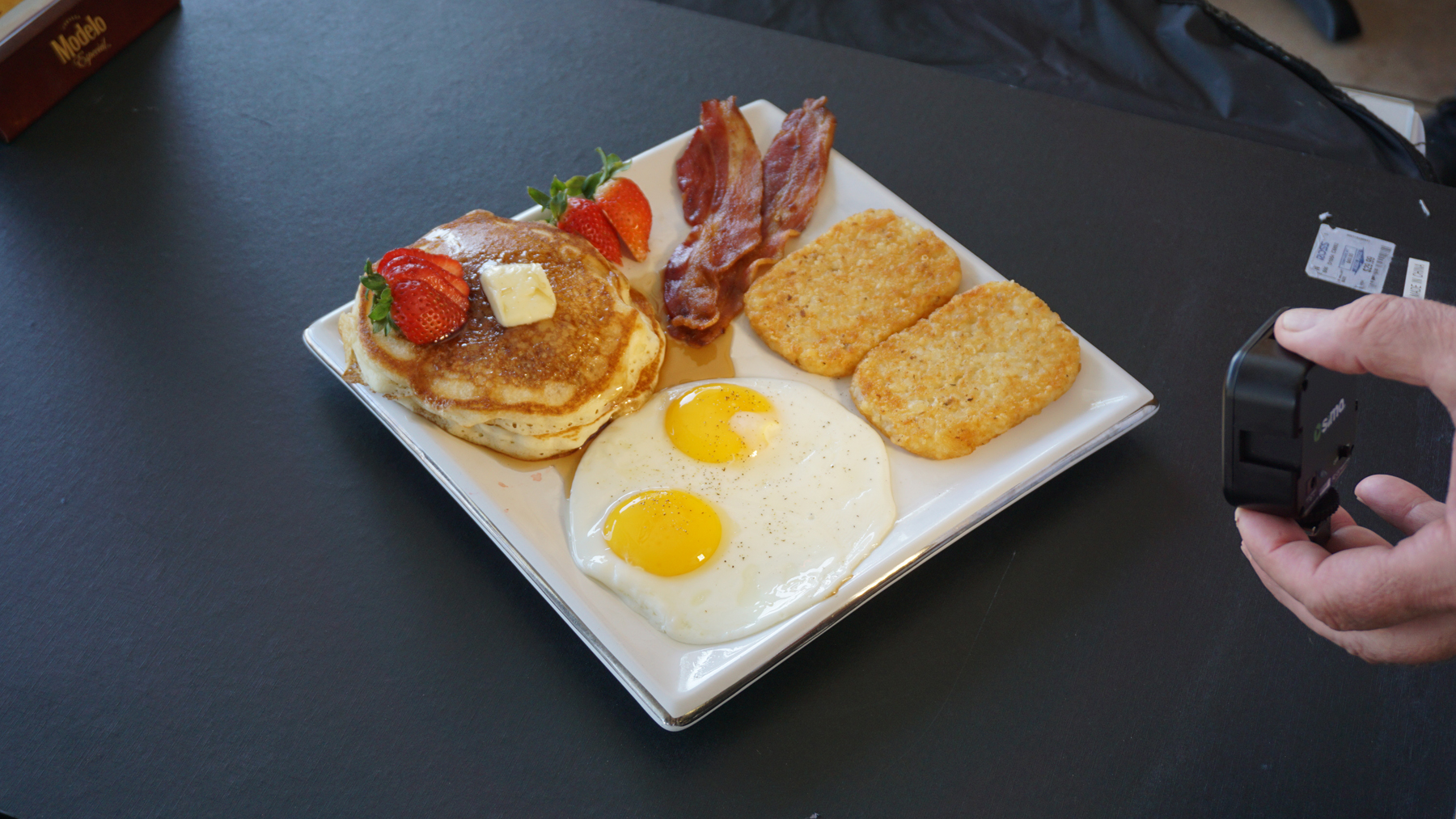 Order Short Pancake with Fruit food online from Oxnard Coffee Shop store, Van Nuys on bringmethat.com