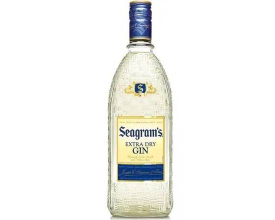 Order Seagrams gin 750ml food online from VALU DISCOUNT LIQUOR #1 store, Houston on bringmethat.com