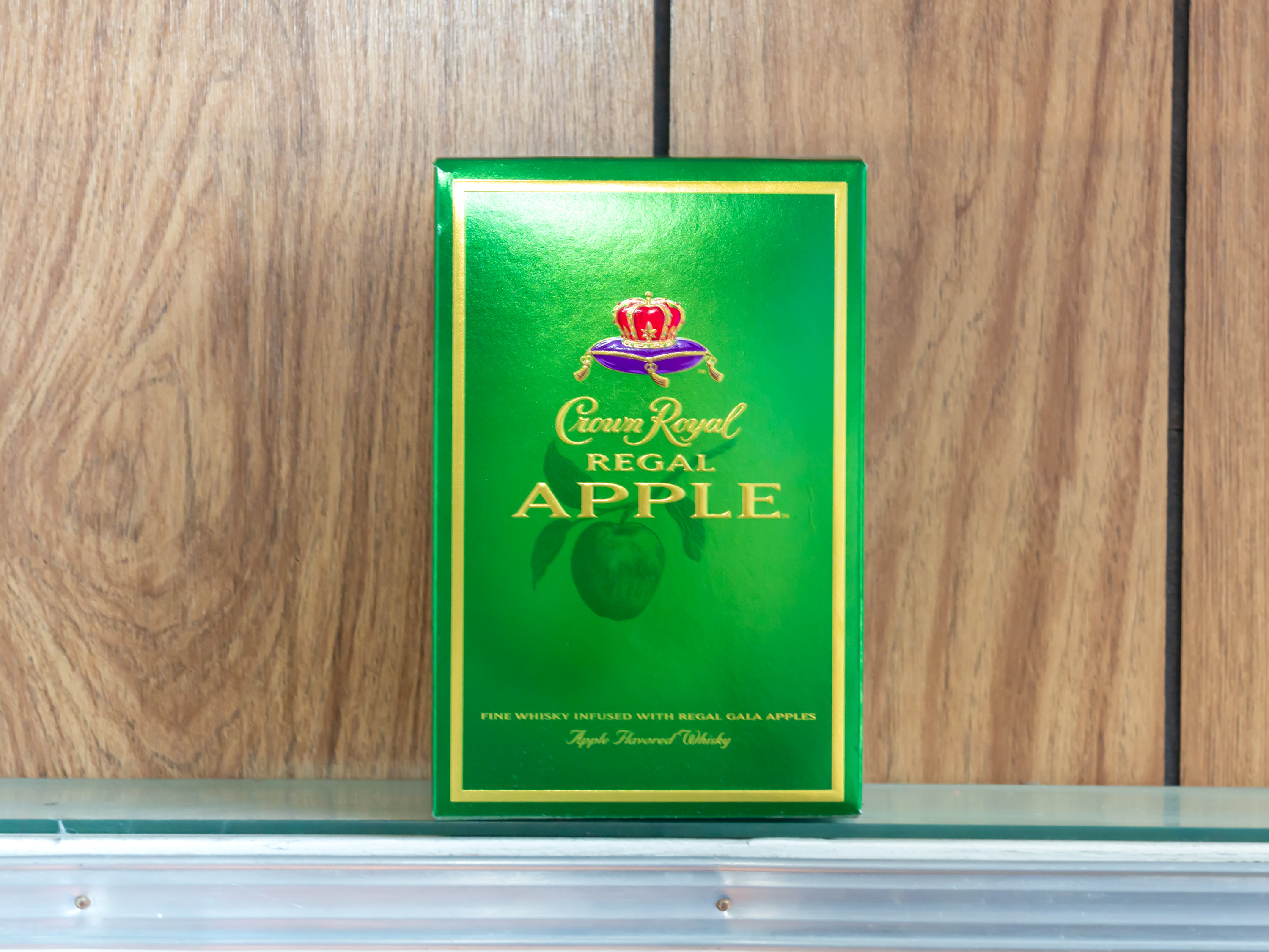Order Crown Royal Regal Apple, 750mL Whiskey food online from Sandpiper Liquors store, Summerland on bringmethat.com