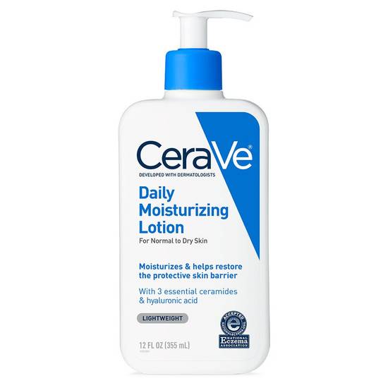 Order CeraVe Daily Moisturizing Lotion For Normal to Dry Skin, 12 OZ food online from CVS store, FRANKFORT on bringmethat.com