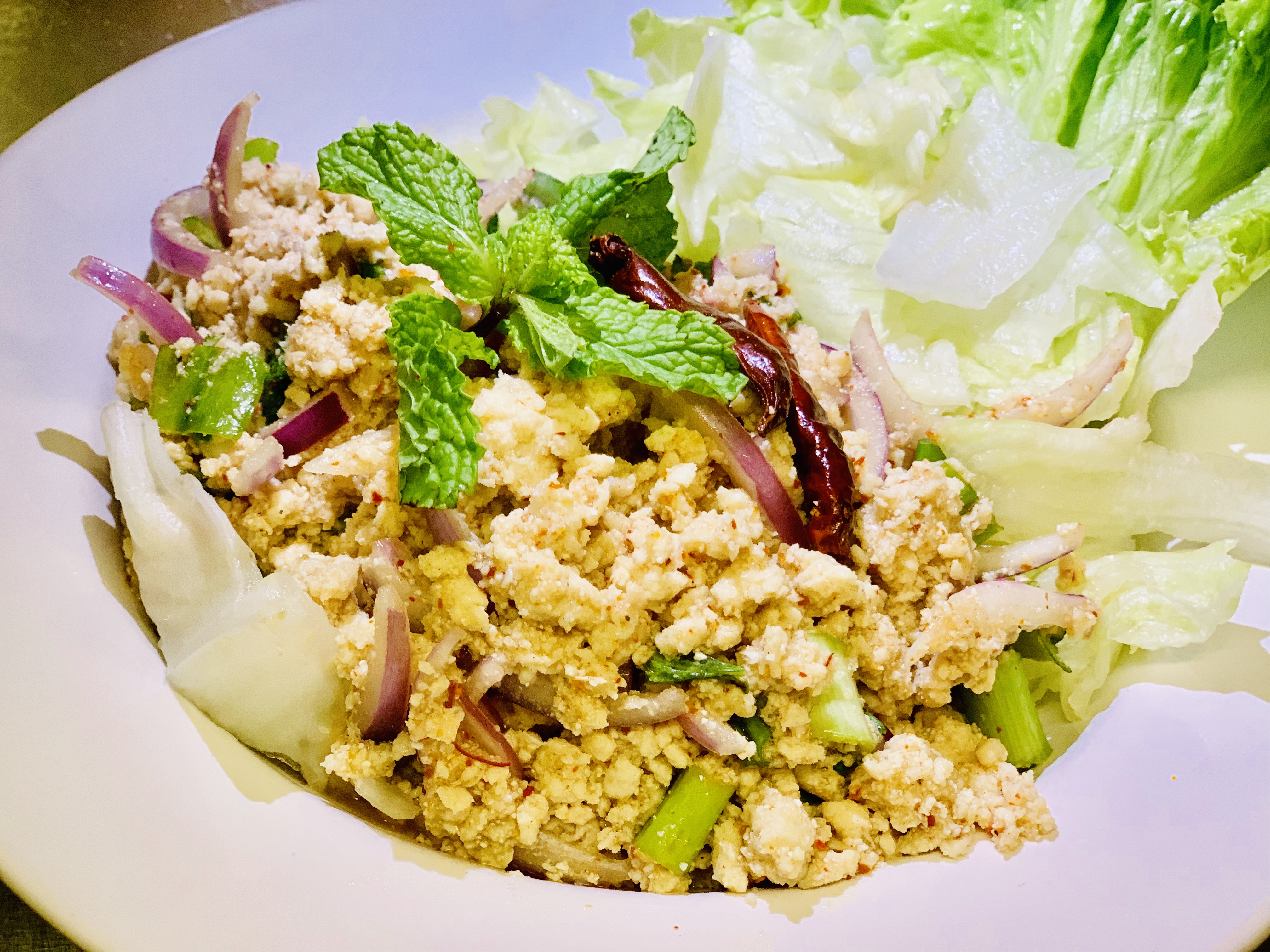Order 13. Larb Gai food online from Kao Thai store, Silver Spring on bringmethat.com