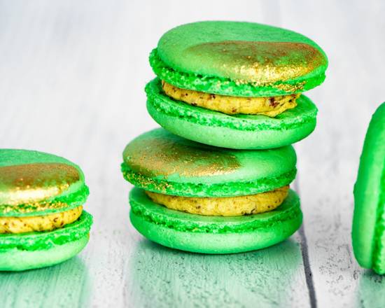 Order Pistachio French Macaron food online from FROST Doughnuts store, Mill Creek on bringmethat.com