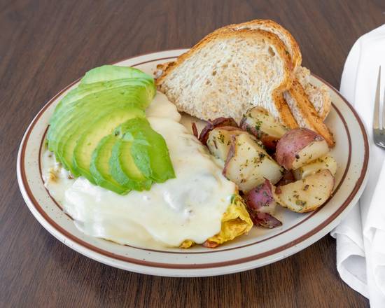 Order Veggie Omelette food online from Roger Deli store, Mountain View on bringmethat.com