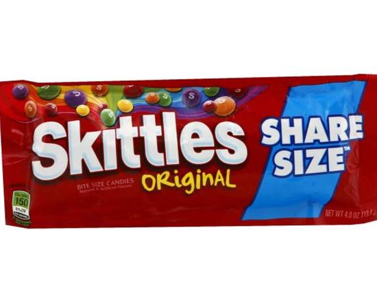 Order Skittles Original Share Size Candy 4oz food online from Rocket store, Ontario on bringmethat.com
