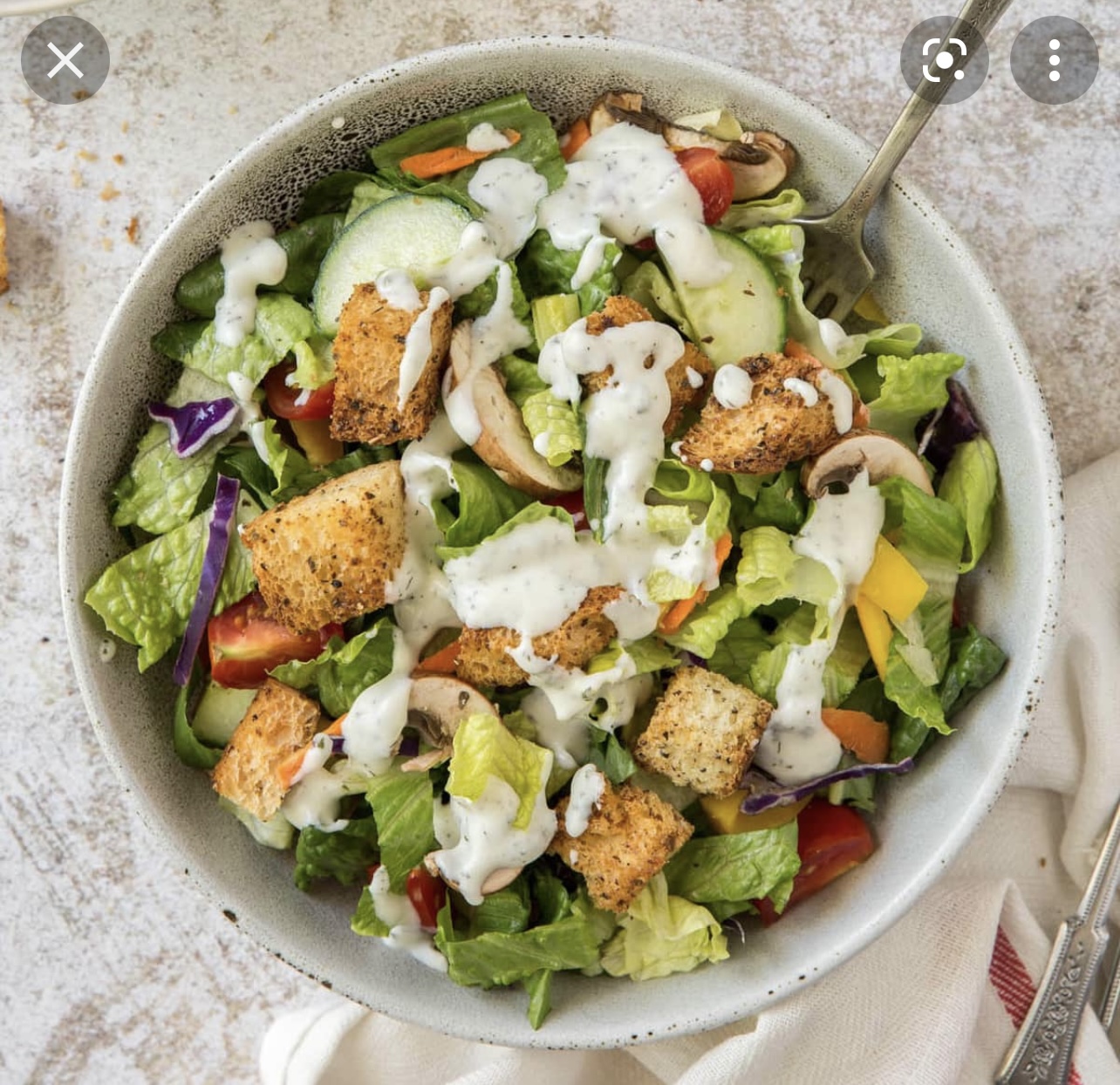 Order Caesar Salad food online from Rocco's Pizzeria store, Bronx on bringmethat.com