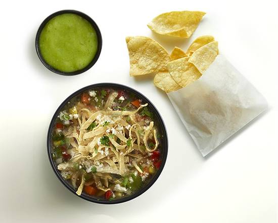 Order Homemade Tortilla Soup (Large) food online from El Pollo Loco store, San Diego on bringmethat.com