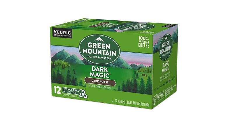 Order Keurig Green Mountain Dark Magic Coffee Roasters 12 Pods food online from Trumbull Mobil store, Trumbull on bringmethat.com