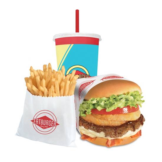 Order Western Bacon BBQ Fatburger Meal food online from Buffalo Express store, Los Angeles on bringmethat.com