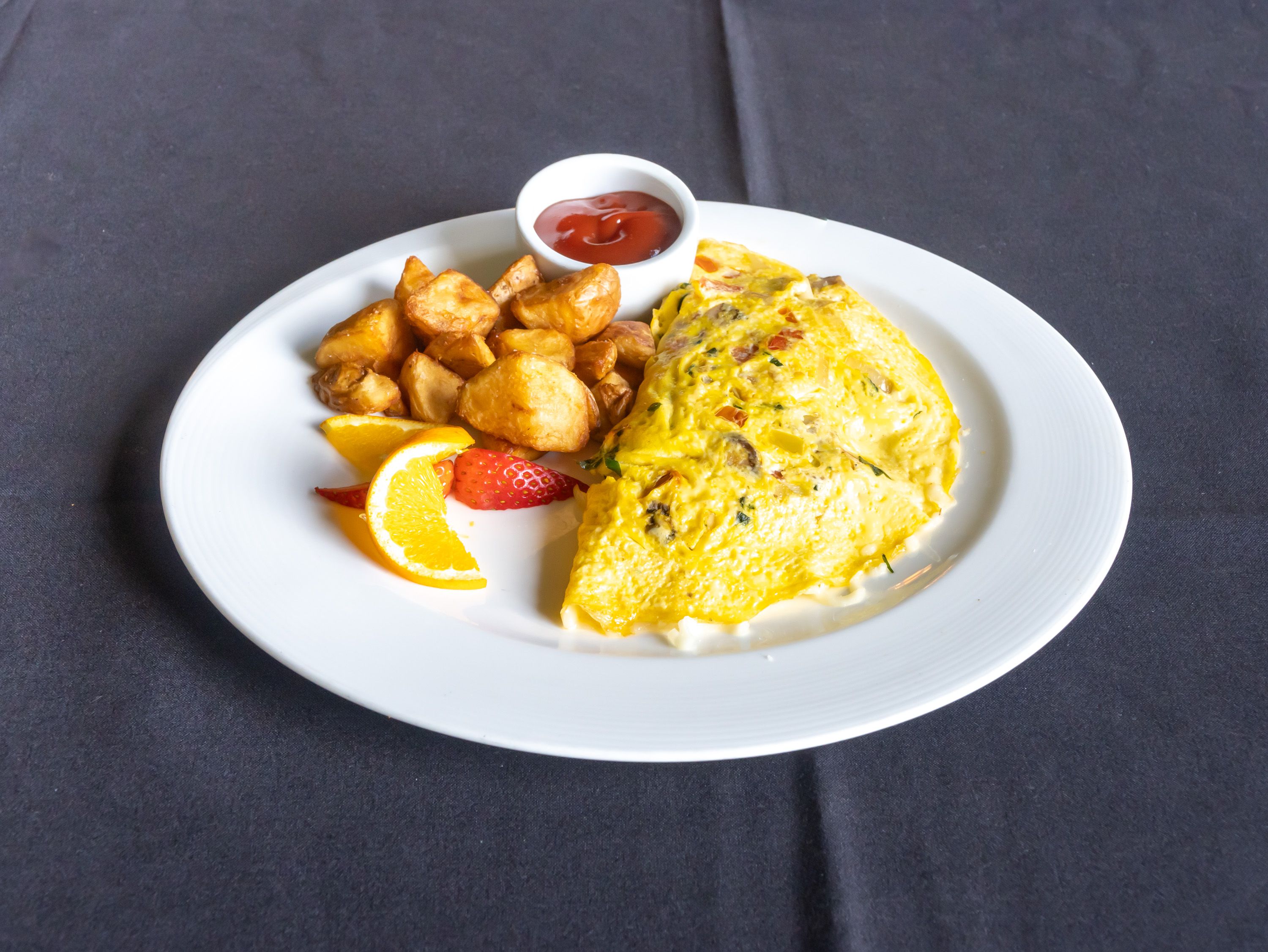 Order Build Your Omelet  food online from Red Restaurant & Bar store, City of Industry on bringmethat.com