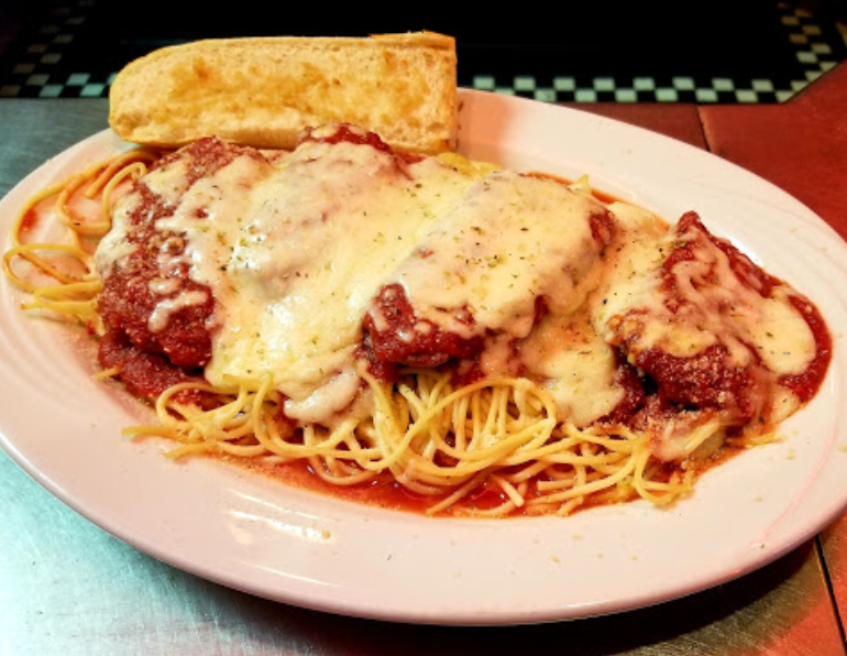 Order Chicken Parmesan food online from Albie's Pizza store, Virginia Beach on bringmethat.com
