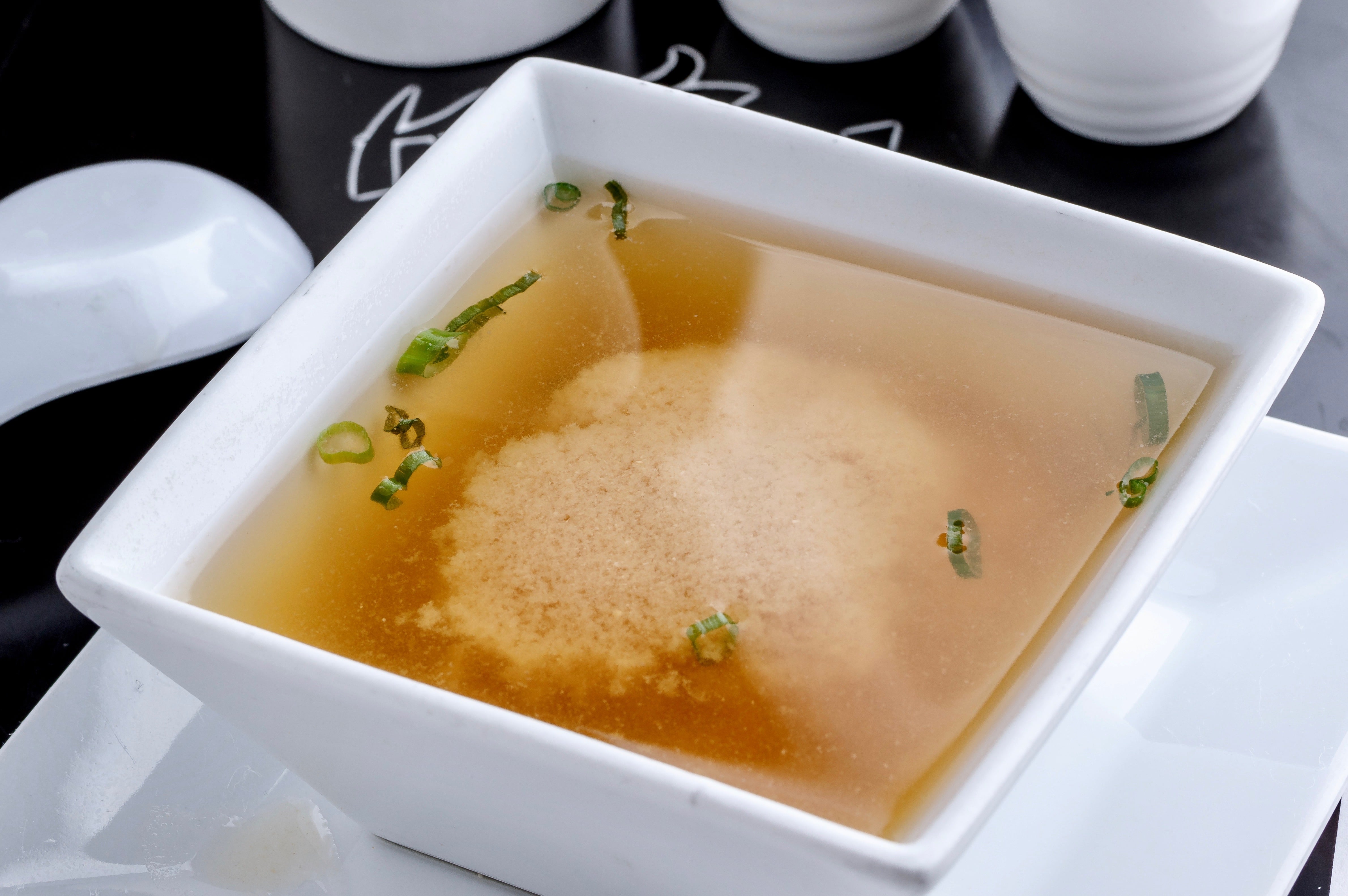 Order Miso Soup food online from Koi Japanese Sushi Bar & Lounge store, Beaumont on bringmethat.com