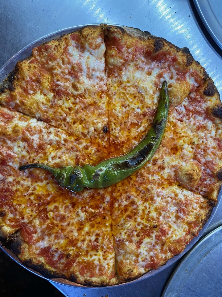 Order 12" Hot Oil Pizza food online from The Hub Pizza Bar store, Ansonia on bringmethat.com
