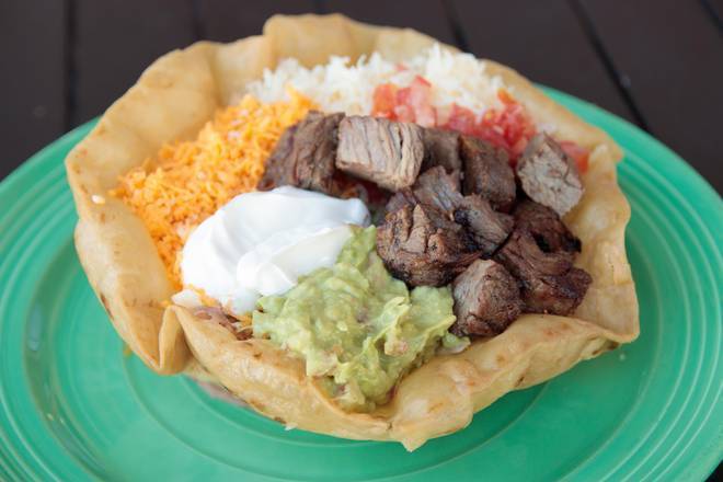 Order Taco Salad food online from Las Palapas store, College Station on bringmethat.com