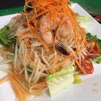 Order Papaya Salad food online from My Thai Restaurant store, Frederick on bringmethat.com
